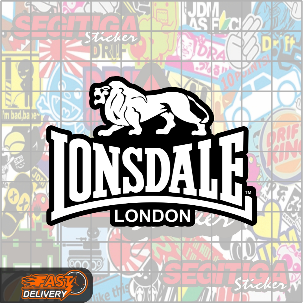 

Sticker Lonsdale Ukuran 7 x 5 Cm