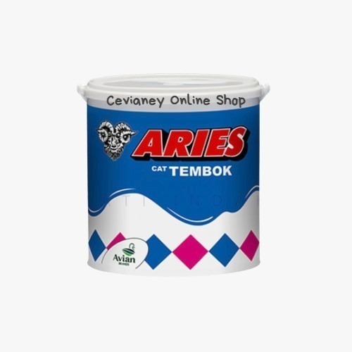 Cat Tembok Aries Warna - 4,5 Kg ( Gallon )
