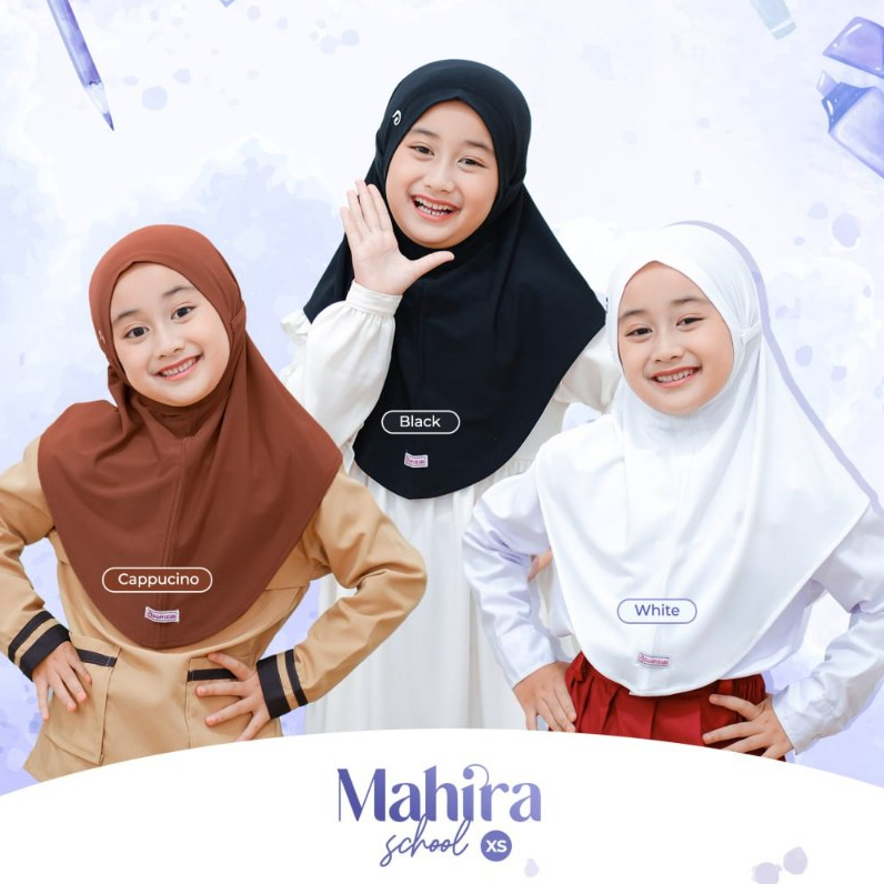 Daffi Hijab - Hijab Mahira School Series - Bergo Anak Sekolah Jersey Premium