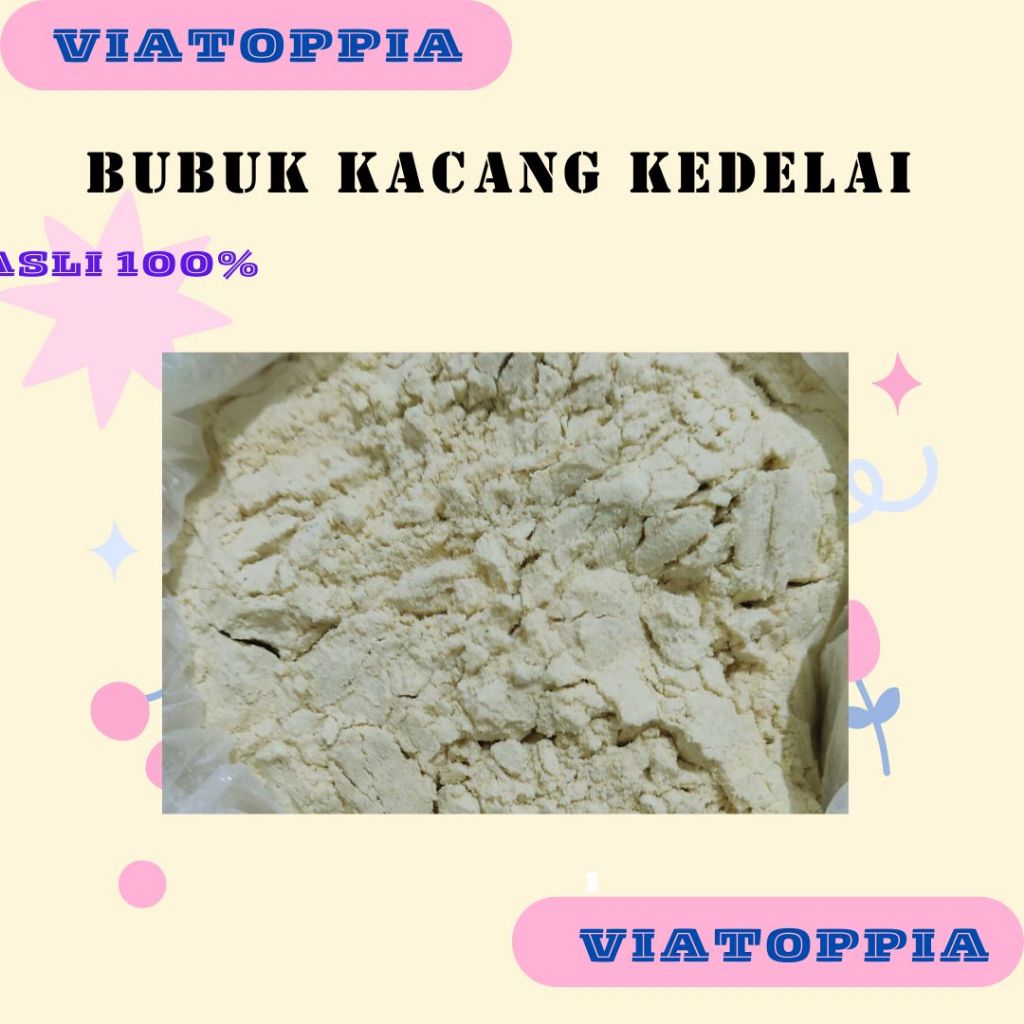 

BUBUK KACANG KEDELAI SUDAH GONSENG DAN YANG BELUM GONSENG
