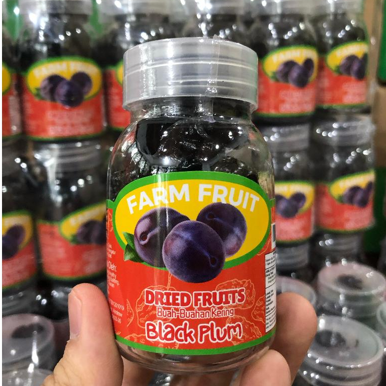 

FARM FRUIT Black Plum 100 gram 100 g | Prem Hitam | Plum Hitam | Manisan Buah | Buah Kering | Buah Asli | Buah Toples | Buah Kering Botol | Buah Kering Prem Hitam | Buah Kering Plum Hitam | Buah Kering Black Plum