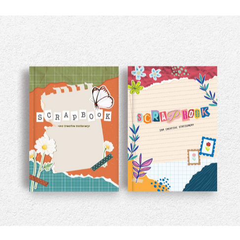 

SCRAPBOOK INA 1747 Ina Creative Scrapbook Daisy A5 Craft | Spiral Notebook | Diary Book | Journal Book | Note | Buku Catatan Ring | Notebook Ring motif