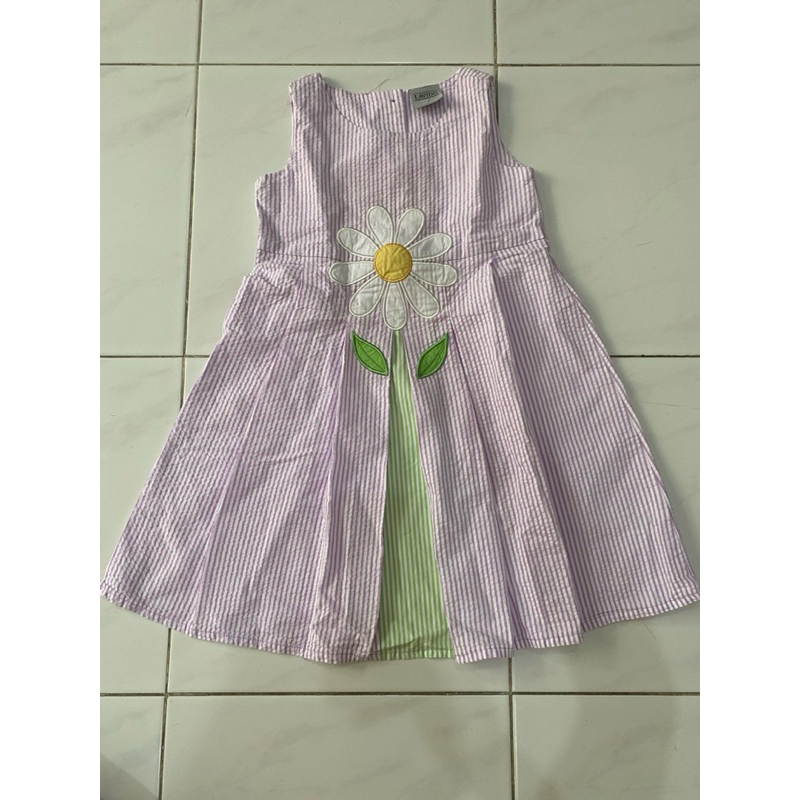 PRELOVED - LAVIDO DRESS BUNGA ANAK PEREMPUAN WARNA UNGU JUAL MURAH