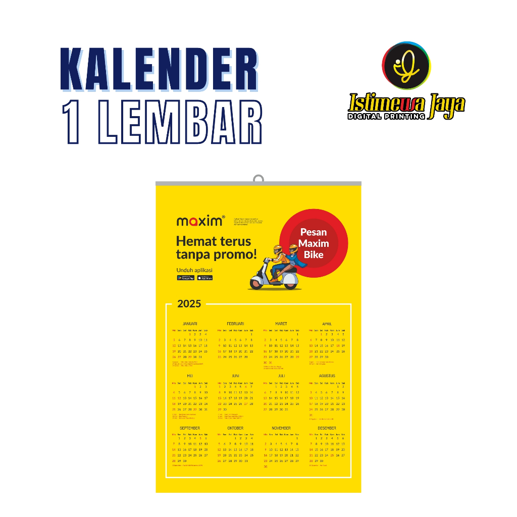 

Kalender Custom 1 Lembar