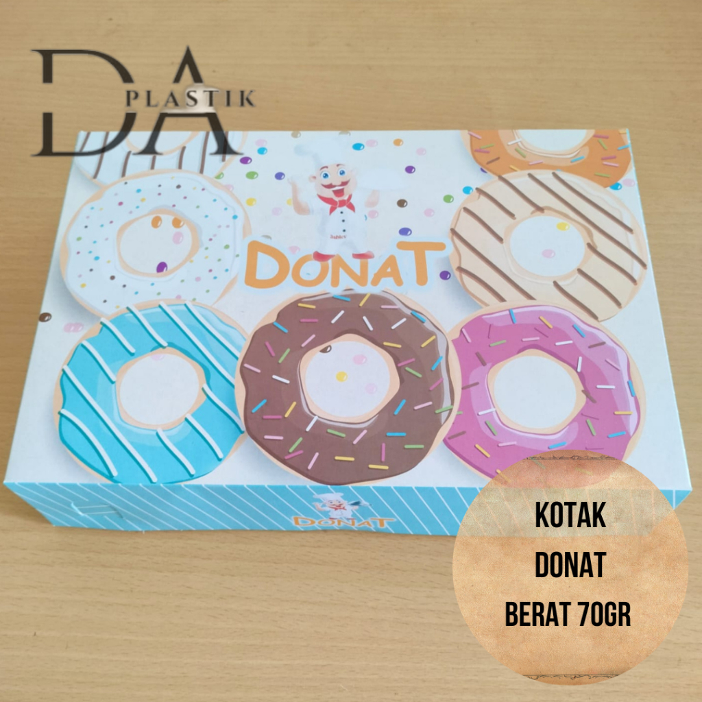 

Kotak Donat Warna-warni Ceria | Dus Donat isi 6 | Kemasan Donat isi 6