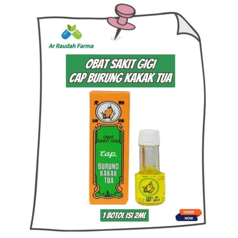 Minyak Burung Kakak Tua- Obat Sakit Gigi