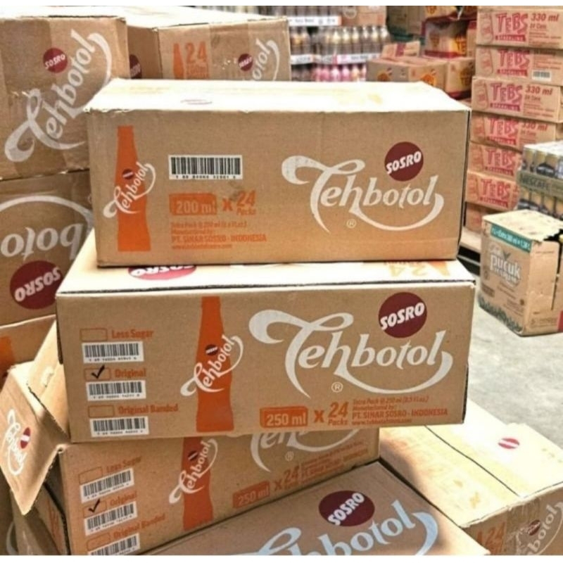 

Sosro Kotak 200 ML 1 karton ( 24 pcs)