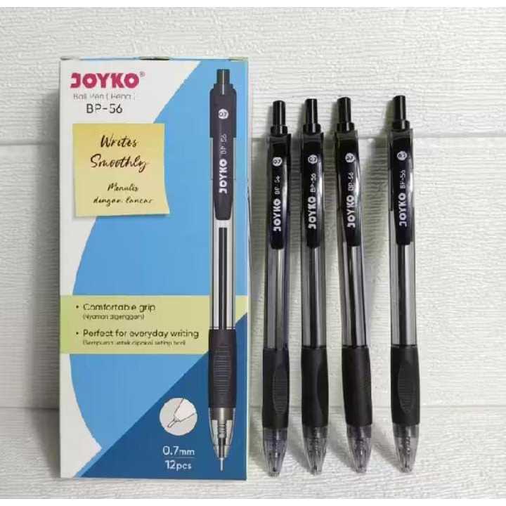 

(1 PACK) Ball Pen Pulpen Pena Joyko BP-56 0.7 mm isi 12 Biji