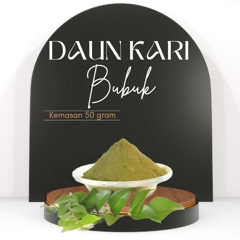 

BUMBU DAPUR REMPAH Bubuk Daun Kari Murni 50 gram | Curry Leaf | Salam Koja