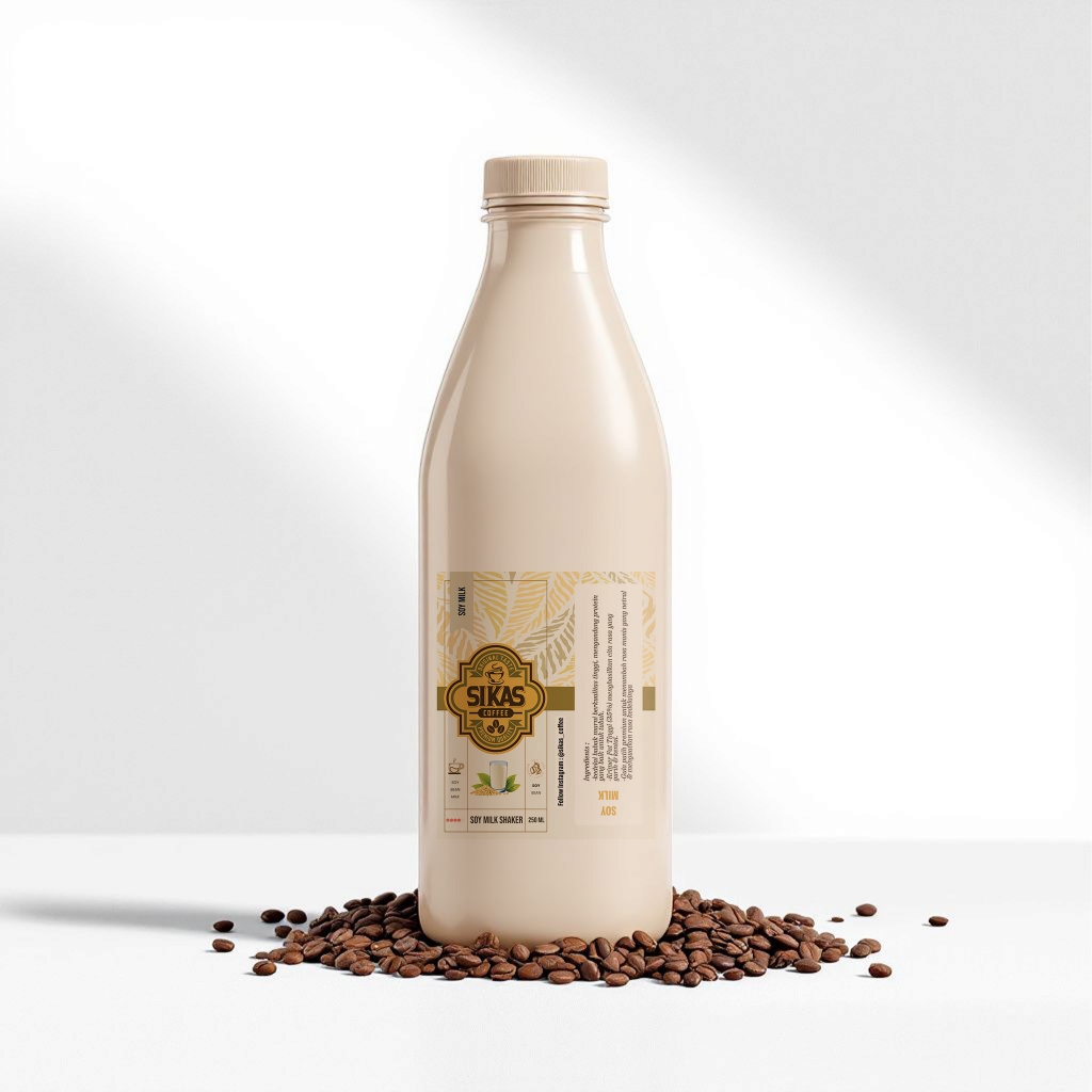 

Sikas Coffee Soy Milk Botol 1 Liter Susu Kedelai Instan tinggal shaker atau kocok