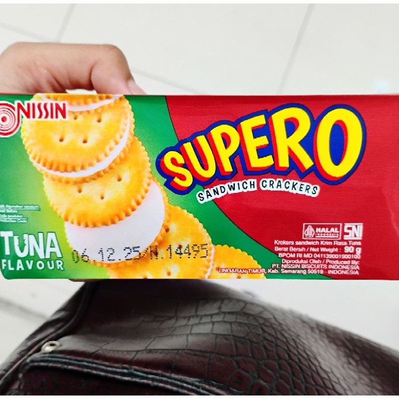 

NEW PRODUCT Nissin Supero Sandwich Crackers Tuna 90Gr