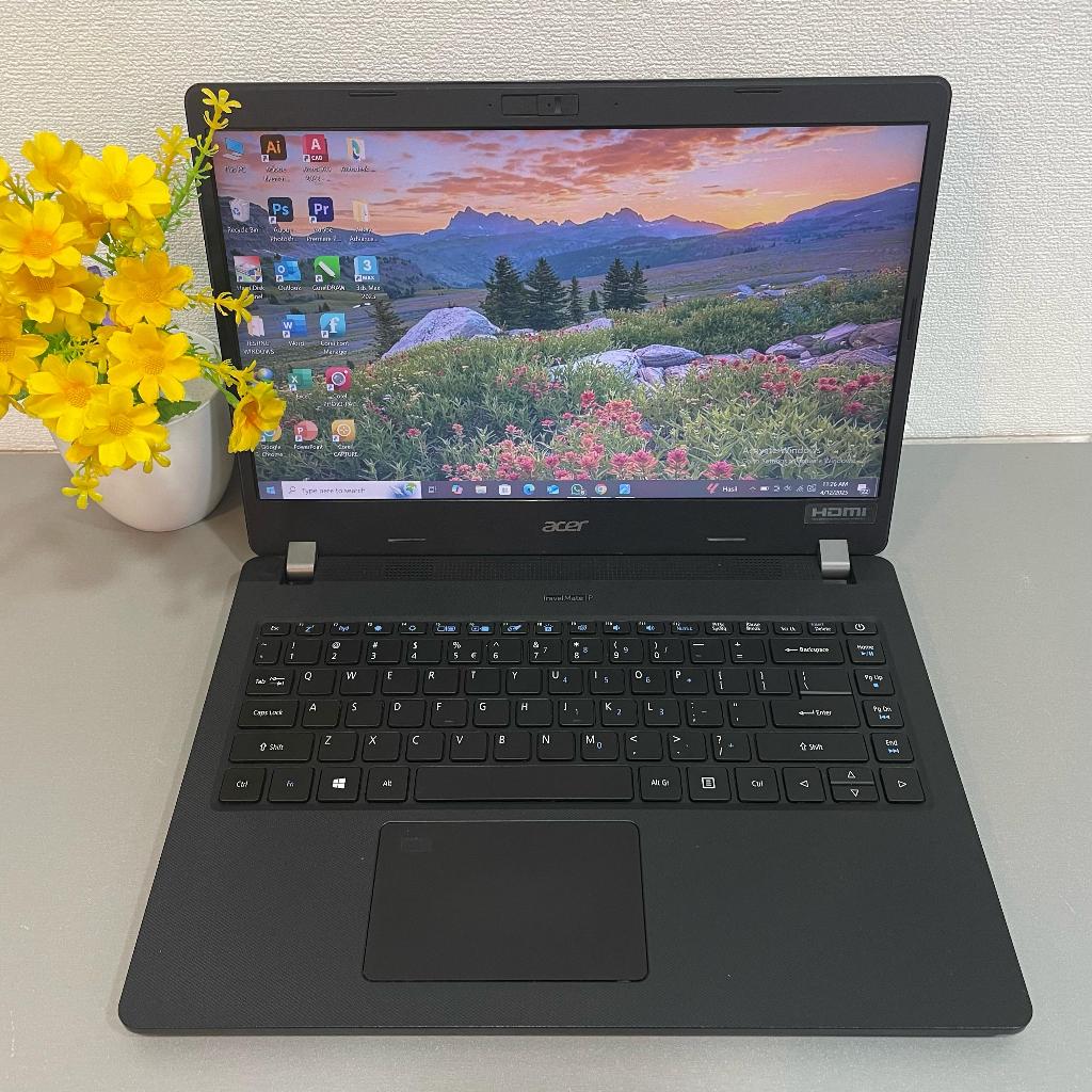 Laptop Acer travelmate P214-52 Ram 8 GB SSD 256 GB intel core i5 gen 10 bergaransi second original