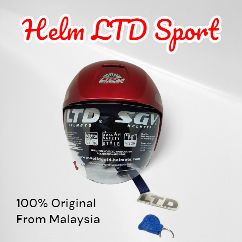 Helm LTD Sport . 100% Ori / Original Made In Malaysia