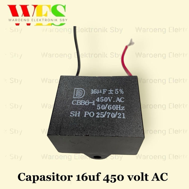 KAPASITOR 16 UF 450V | CAPACITOR CAPASITOR 16UF