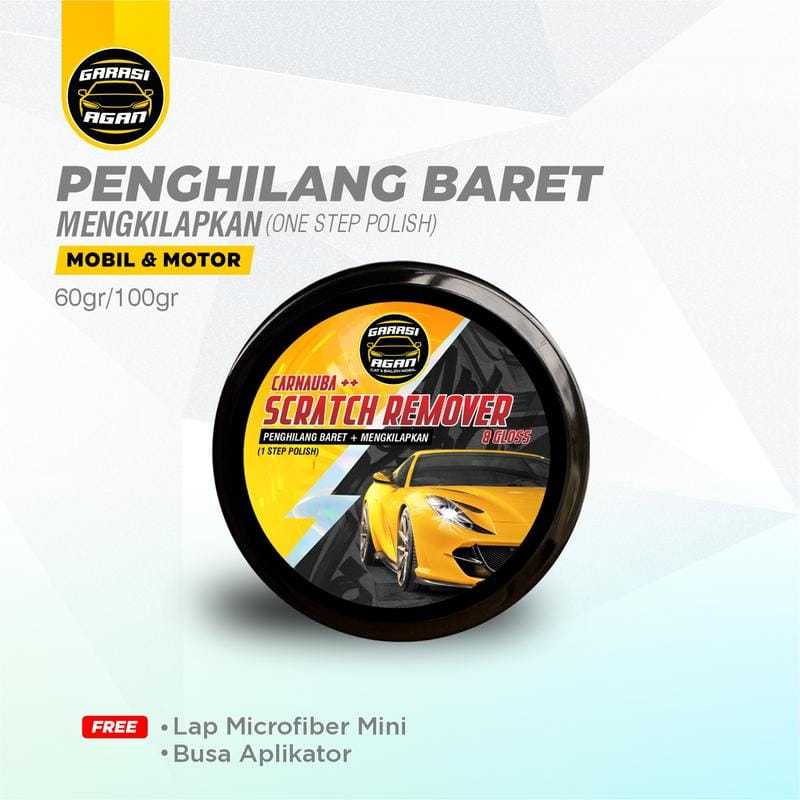 GARASI AGAN PENGHILANG BARET Body Mobil Motor 100gr / Body Compound Car Kendaraan / Scratch Remover 