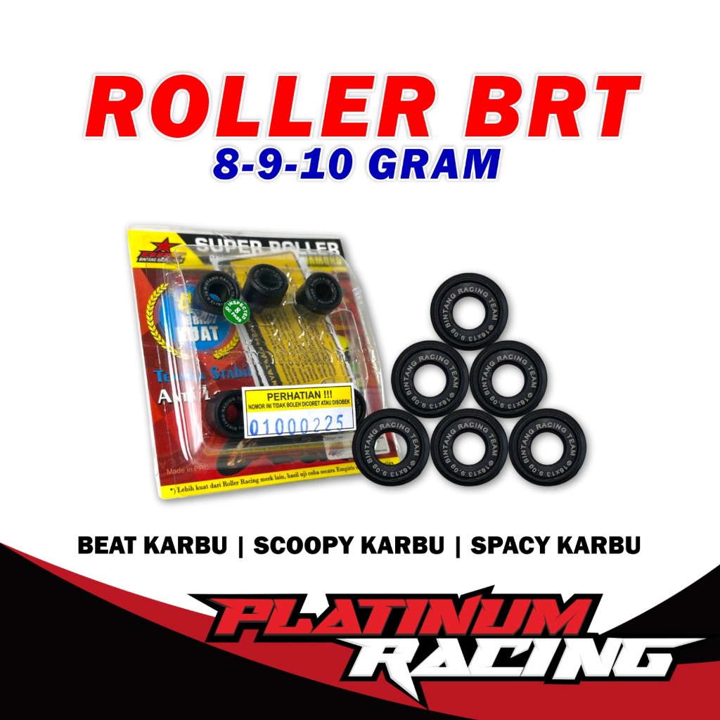 BRT - BEAT KARBU - ROLLER RACING BEAT - SCOOPY KARBU BLACK DIAMOND - ROLLER RACING BRT PLATINUM RACI
