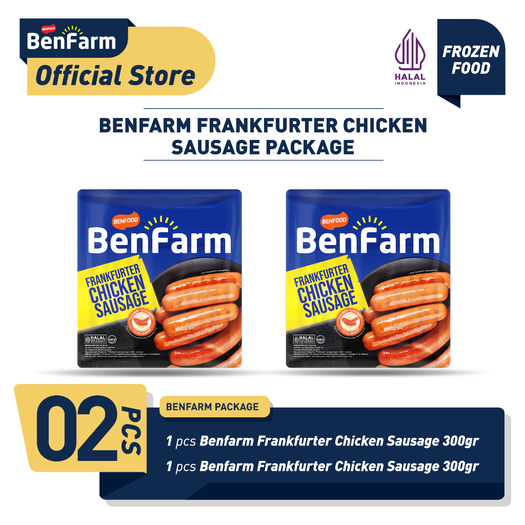 

Benfarm Frankfurter Chicken Sausage Package