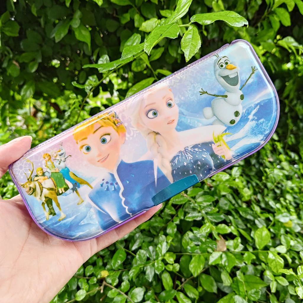 

Kotak Pensil Karakter Kartun Frozen Spiderman Hello Kitty Peralatan Sekolah free Penghapus Penggaris Rautan