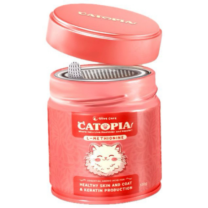 Olive Care Vitamin Kucing CATOPIA L-METHIONINE Suplemen Asam Amino untuk Produksi Keratin