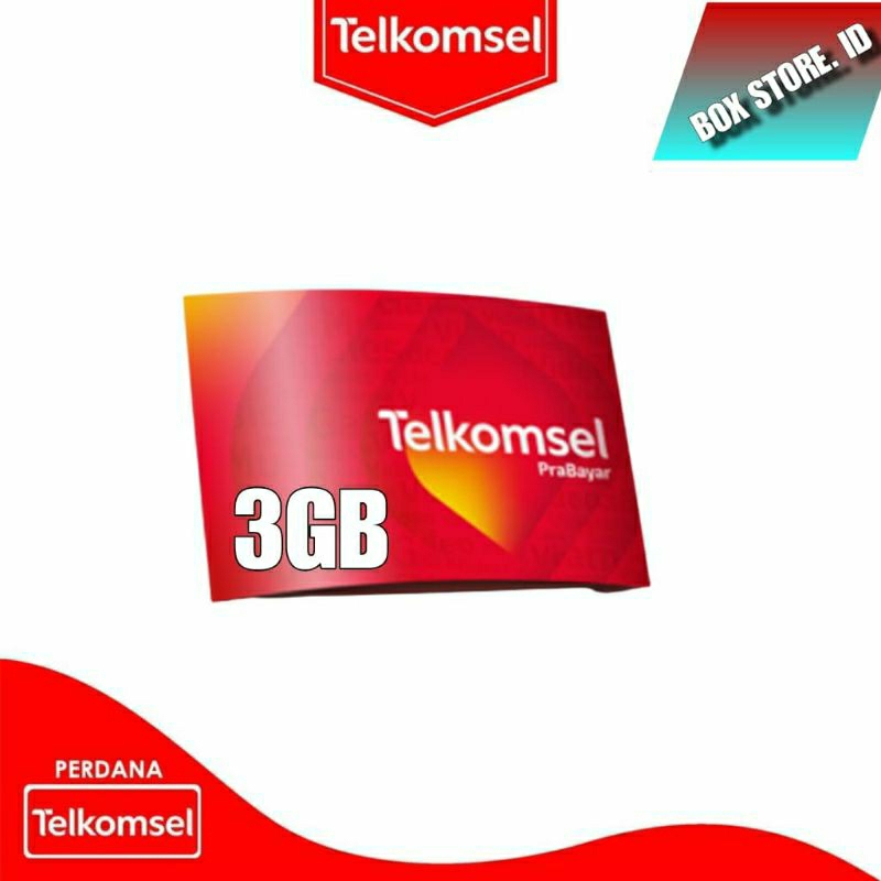 Kartu Perdana Telkomsel 3GB Nasional SEGEL