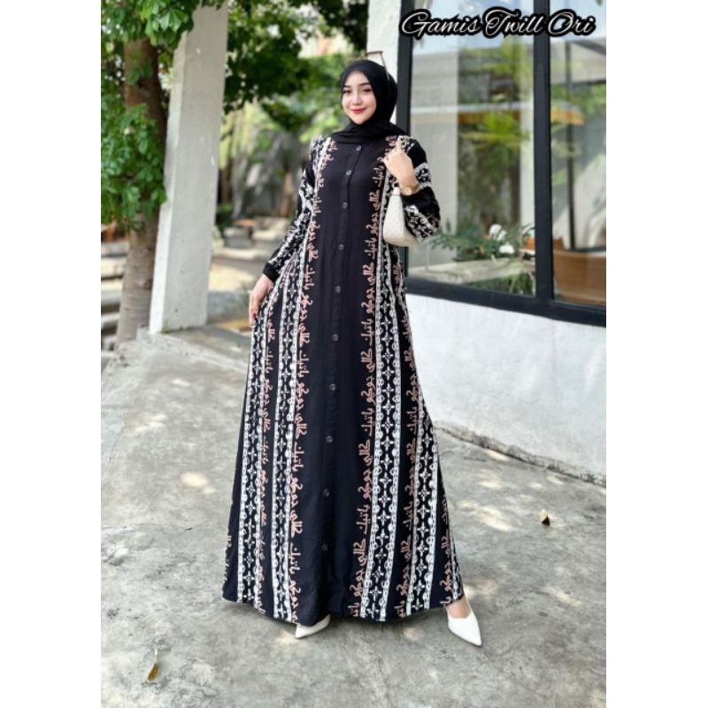 GAMIS TWILL ORI TERBARU GAMIS BATIK PEKALONGAN GAMIS TWILL ORI PEKALONGAN GAMIS MODEL GAMIS TERBARU