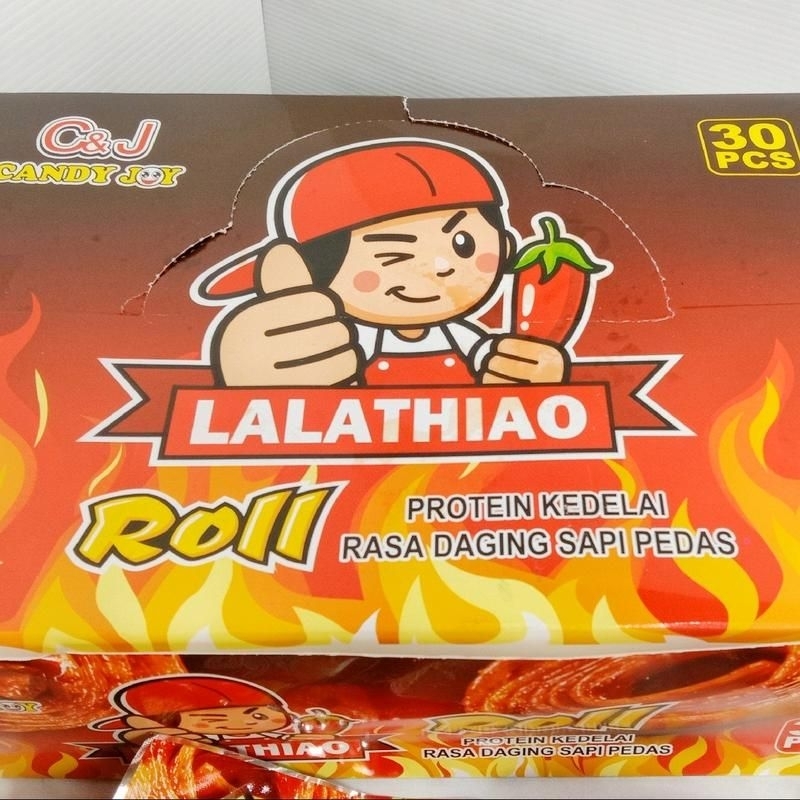 

[Snack-Viral] Lalathiao Roll Protein Kedelai 30 Pcs