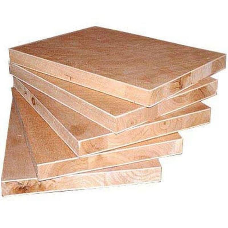 blockboard / triplek isi kayu 18mm (20x20)cm, plywood blockboard, papan blockboard