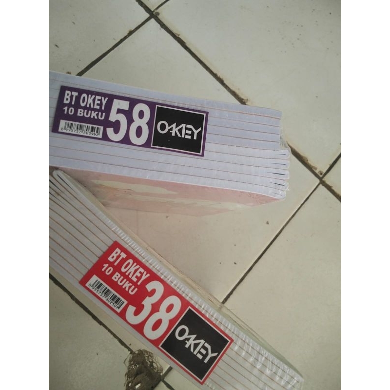 

Buku Tulis Okey 1 pack isi 10 pcs