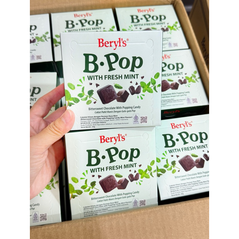 

CemilanBintan ( Beryls Bittersweet B-POP mint choco 50gr