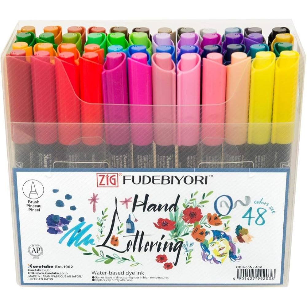 

ZIG KURETAKE BRUSH FUDEBIYORI CBK-55N / 48 V 48 COLOR