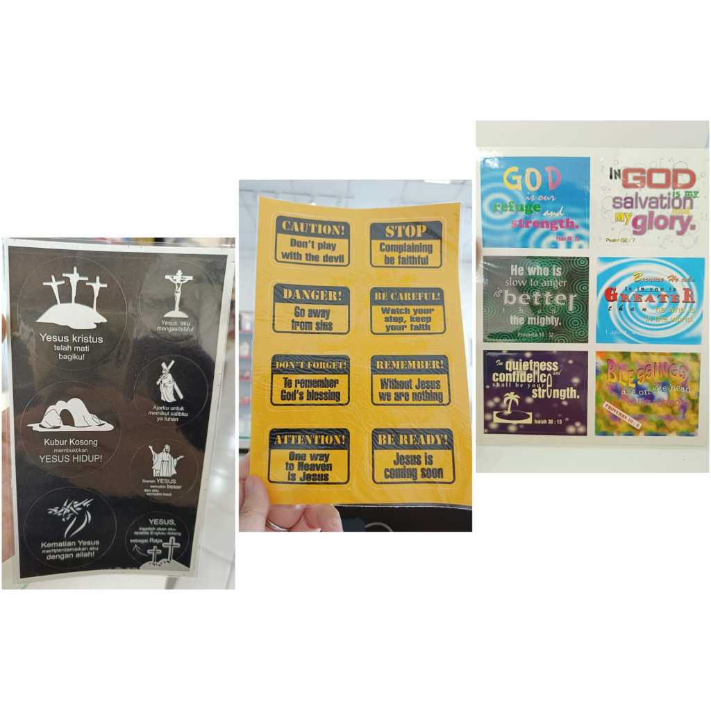 

Yeraya Stiker rohani warning Paskah Bulat Tujuh Gambar stiker rohani stiker anak stiker ayat alkitab stiker ayat emas alkitab