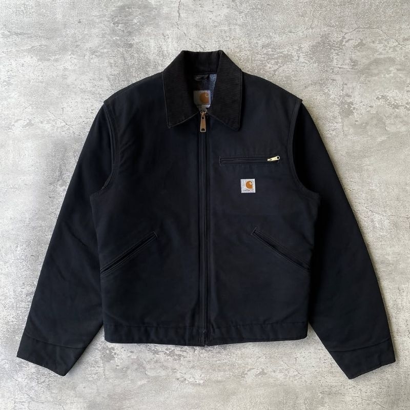 Carhartt detroit jacket J001 Blk grizzly