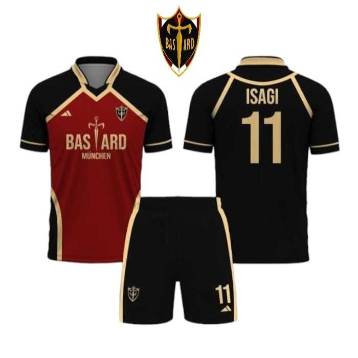 JERSEY BASTARD MUNCHEN KAISER BLUE LOCK JERSEY ANIME FULL PRINTING
