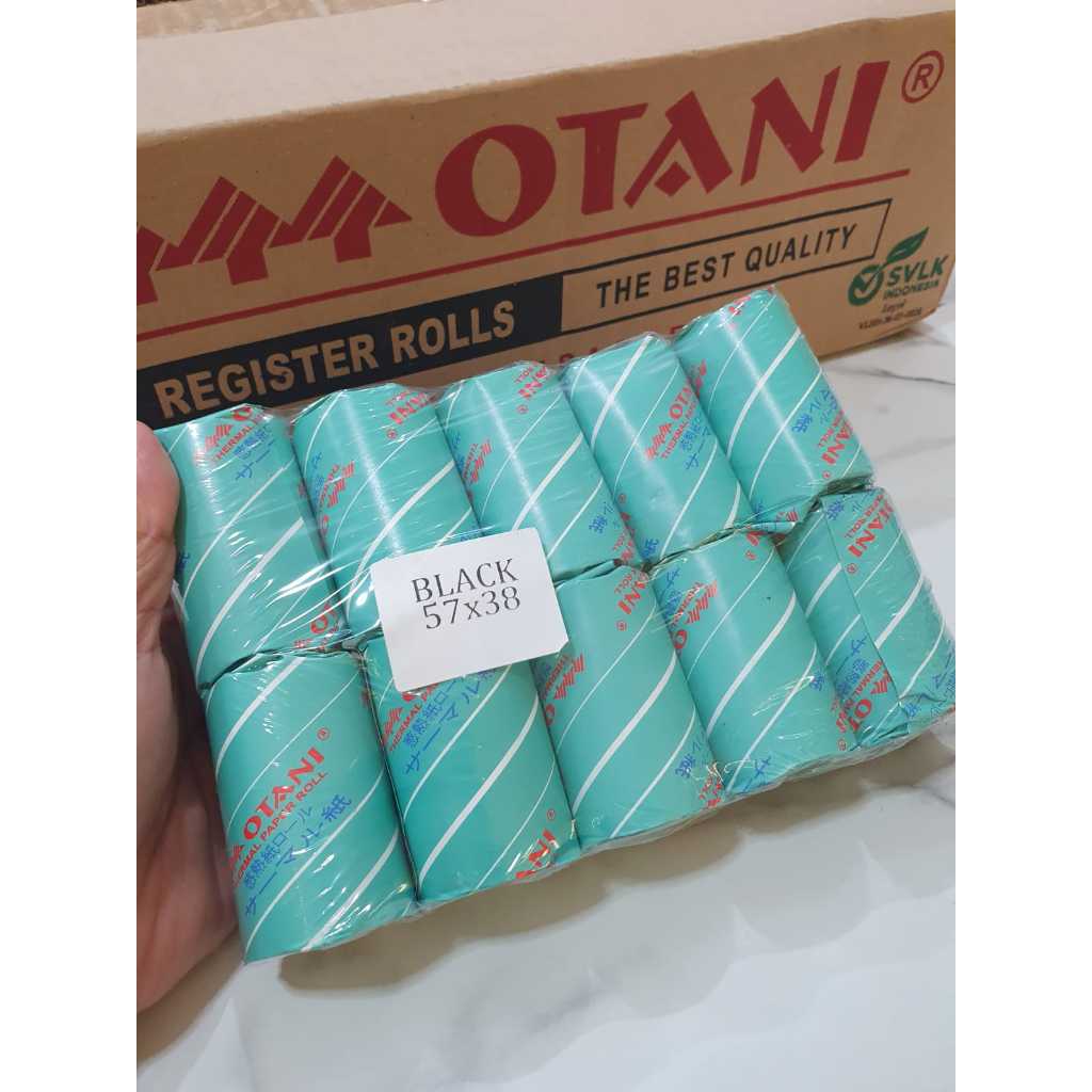 

TELSTRUK THERMAL 57X38 MERK OTANI 1 PACK ISI 10 ROLL