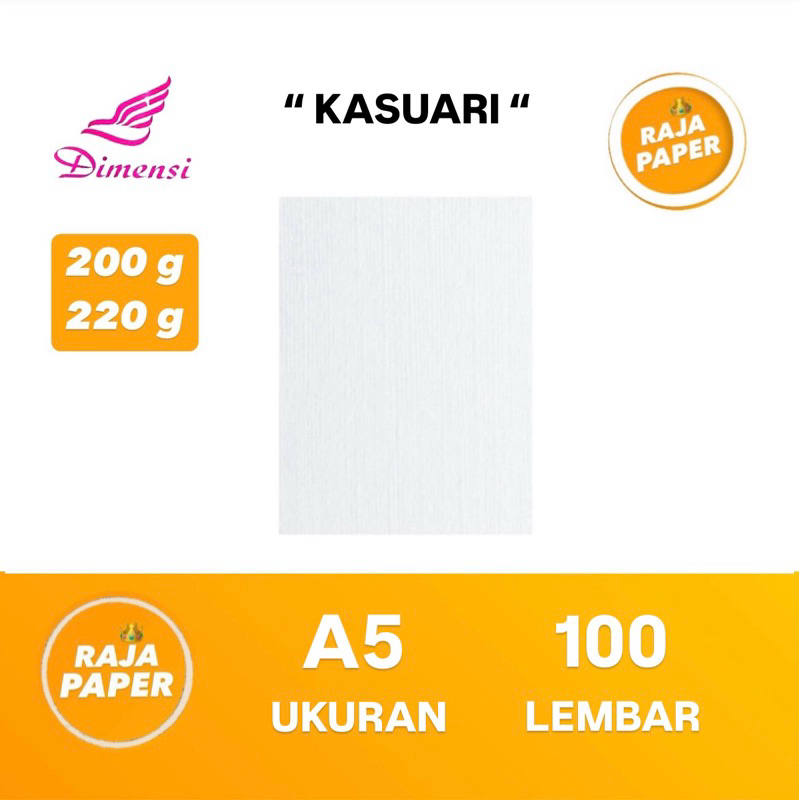 

Kertas Linen Jepang Ukuran A5 100 lembar 200 220 Gsm Gr Gram By KASUARI ( 148 Mm x 210 Mm ) / ( 14.8 Cm x 21 Cm ) 100 Lbr 100 Pcs HVS linen jepang Karton Linen jepang
