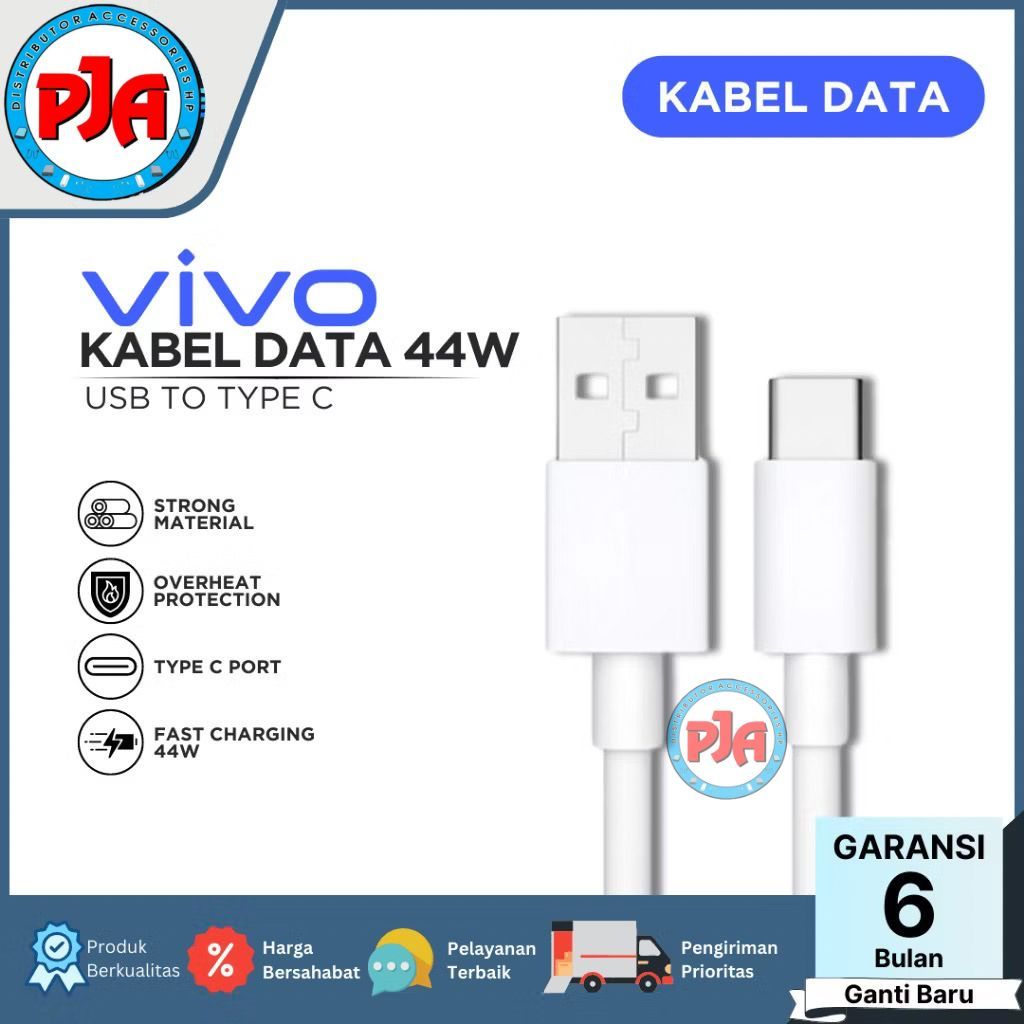 Kabel Data Vivo USB Type C Fast Charging Original Fast Charger