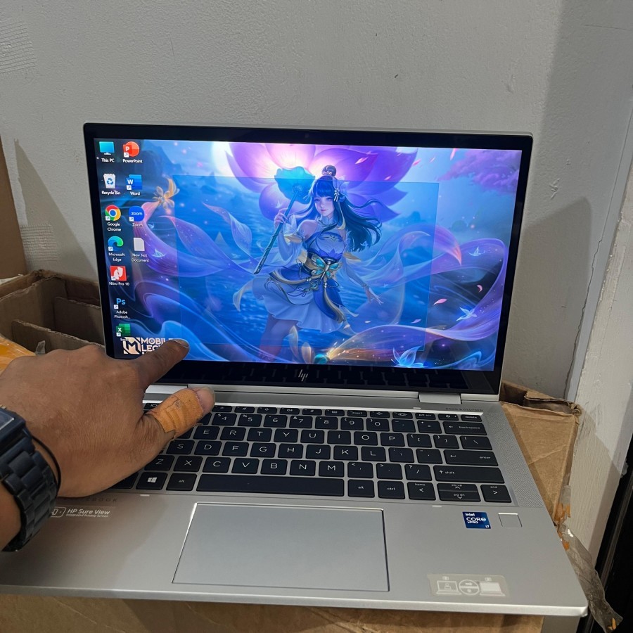 Laptop Hp Elitebook X360 830 g8 Core i7 gen 11th Ram 32gb ssd 256gb Touchreen 2 in 1