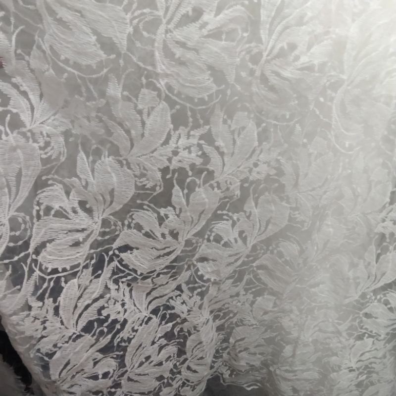 Kain organza bordir | Harga/0,5m | bahan organza bordir| bahan organza bordir | kain organza bordir.