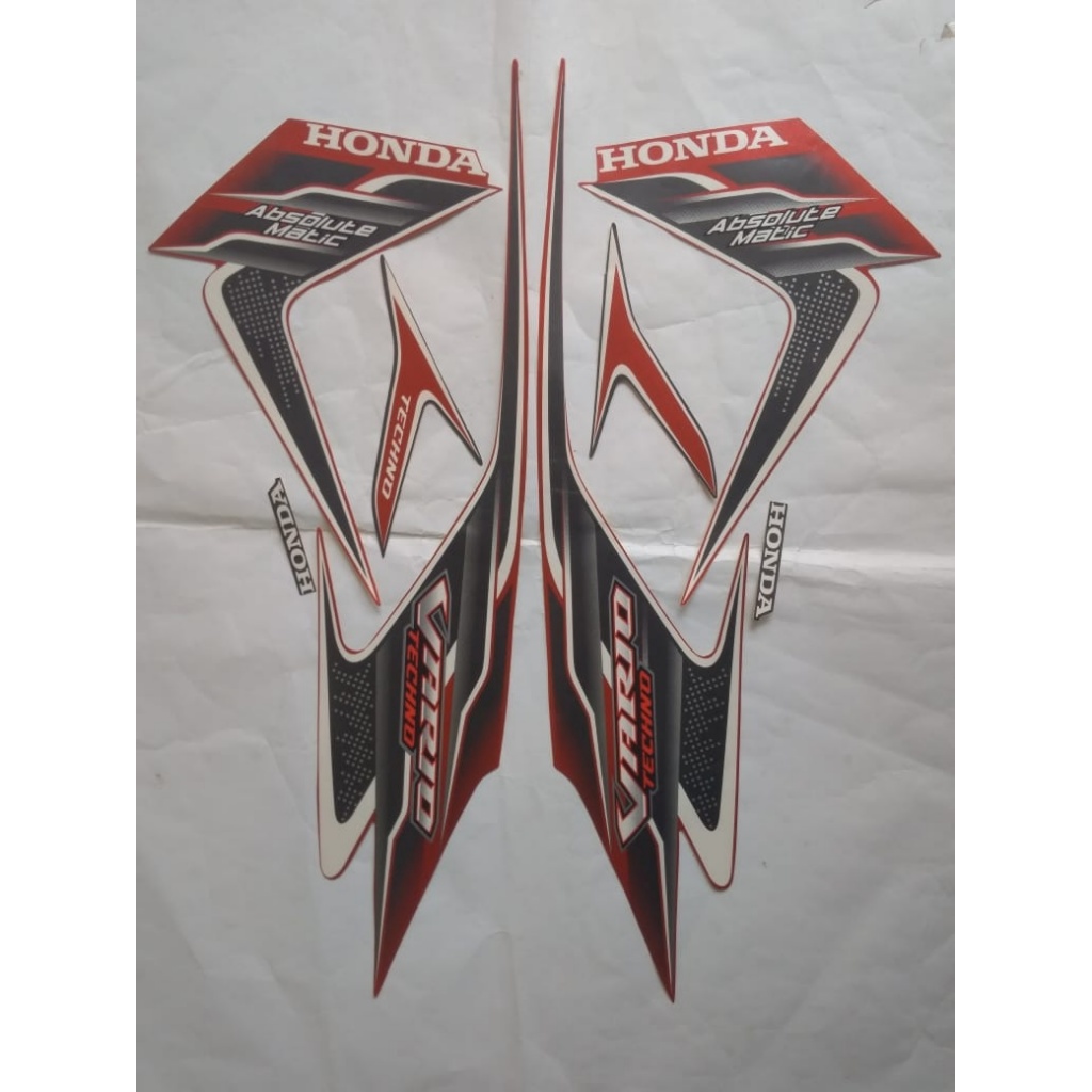 stiker striping honda vario techno 110 karbu 2010 2011