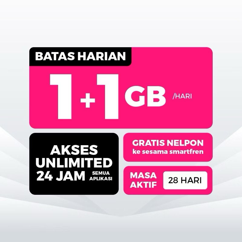 PROMO VOUCHER KUOTA DATA INTERNET SMARTFREN UNLIMITED DAN NONSTOP 6 GB 12GB 30GB 60GB  FULL DAN UNLI