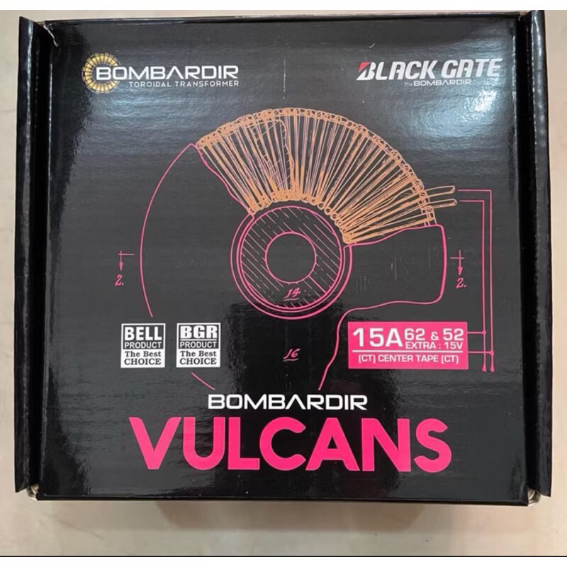 Trafo Donat 15A 62V-52V CT VULCANS BOMBARDIR TRAVO TOROID VULCANS BOMBARDIR 15A CT 65 Volt