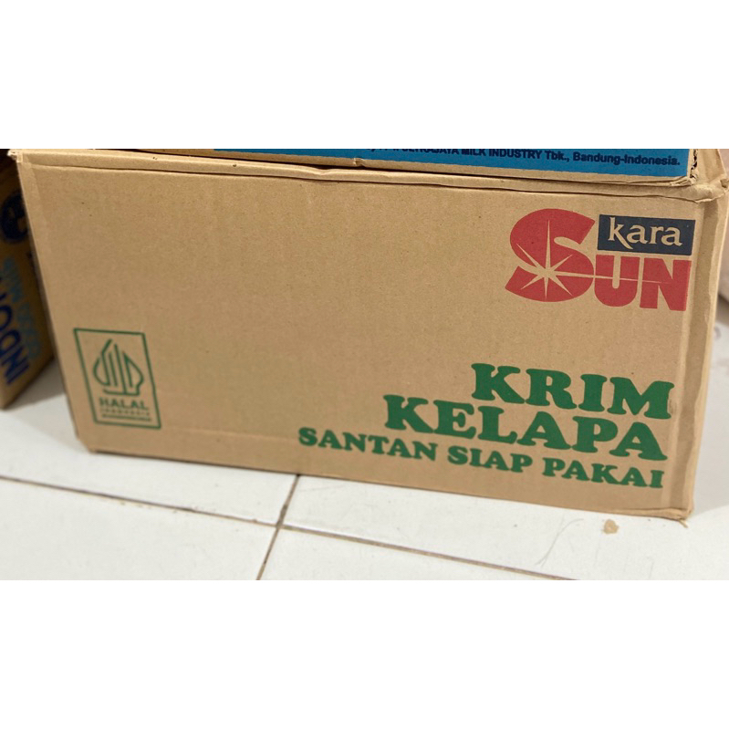

Kara krim kelapa 1L 1 karton isi 12pc