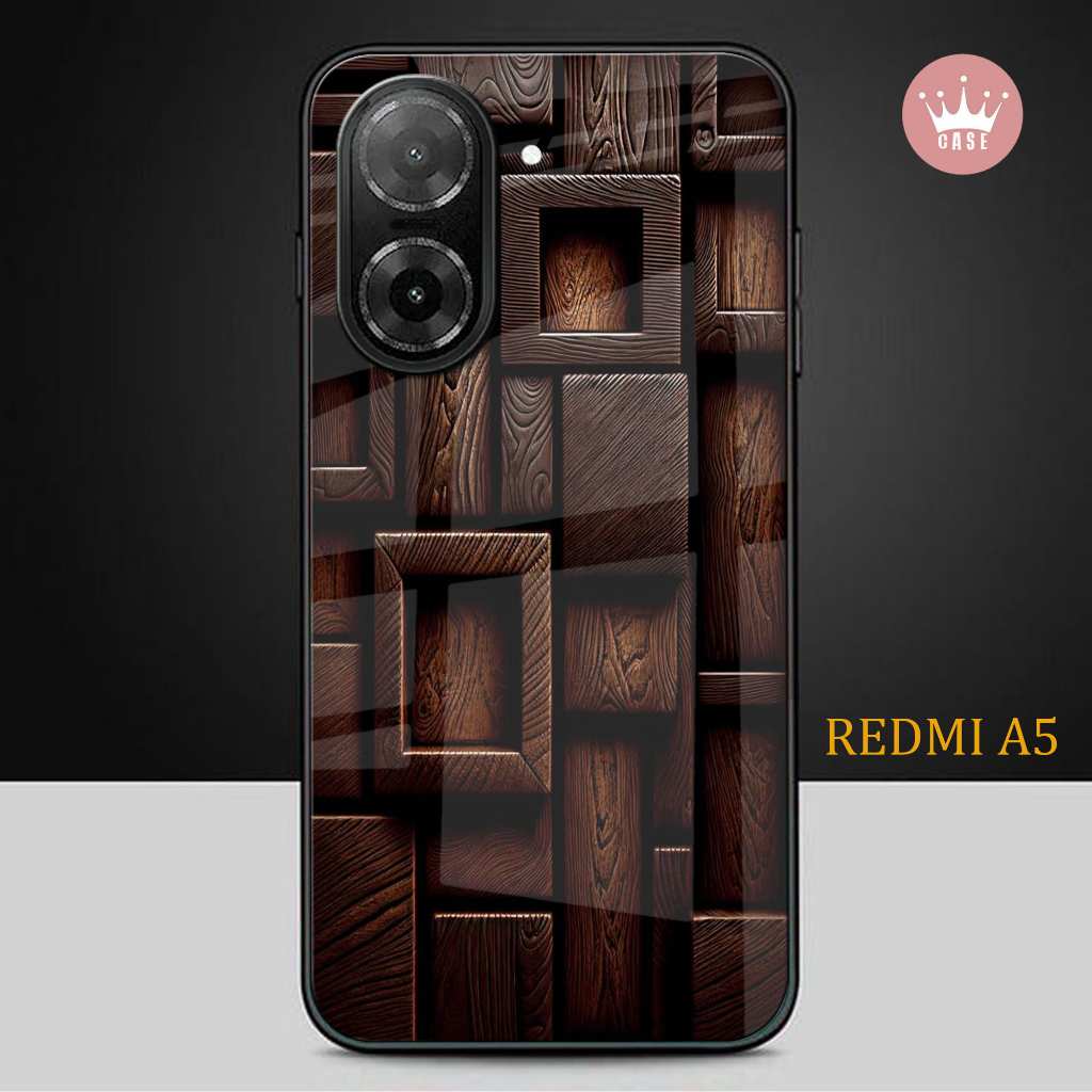 Softcase Kaca XIAOMI REDMI A5 - casing handphone - REDMI A5 [S32]