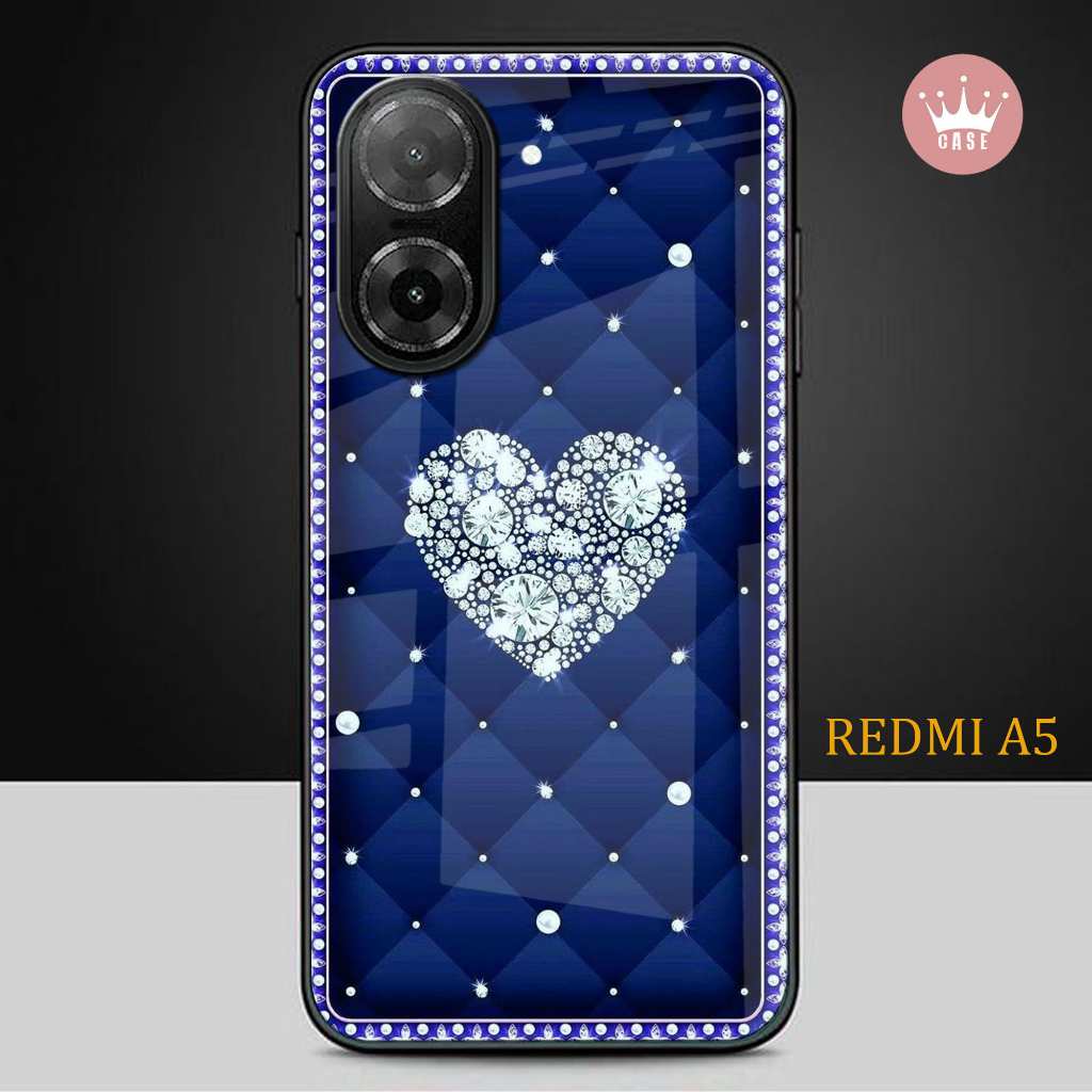 Softcase Kaca XIAOMI REDMI A5 - casing handphone - REDMI A5 [S49]