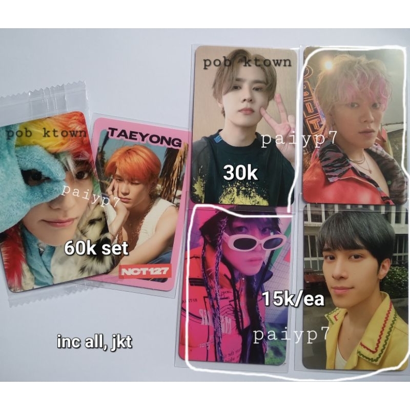 pc pob kun golden age, pc walk yuta istj chenle hendery photocard nct wayv
