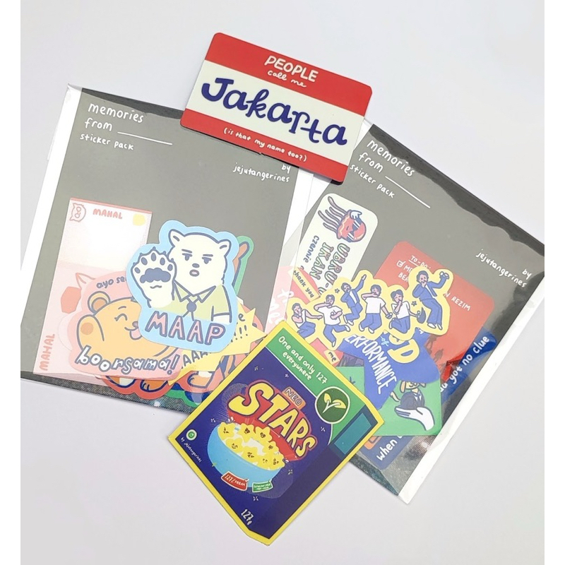 

[BOOKED] memories from sticker pack