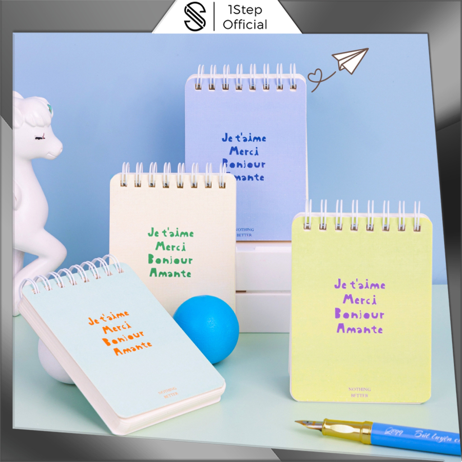 

1step Spiral Notebook / Buku Tulis Buku Catatan Spiral Mini Pocket A7 S025