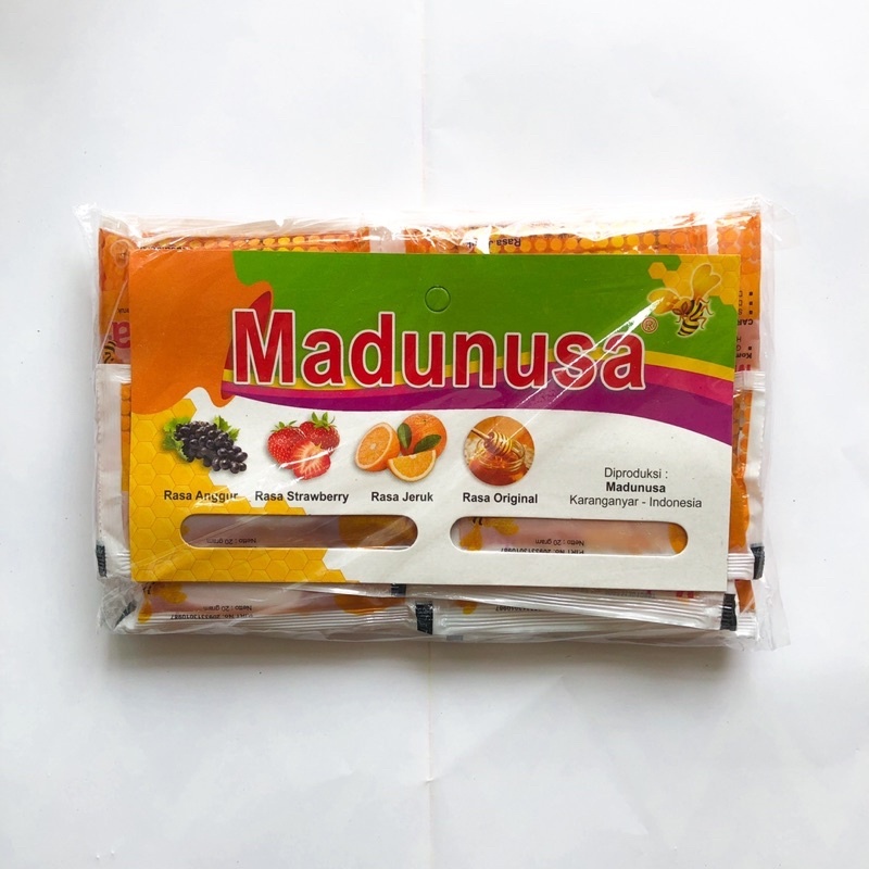

MADUNUSA 1PACK ISI 20 SACHET RASA BUAH