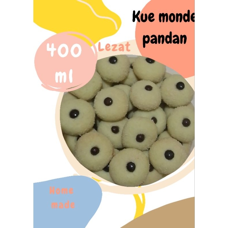

KUE MONDE PANDAN/JANDA GENIT HOME MADE KUE LEBARAN KUE KERING