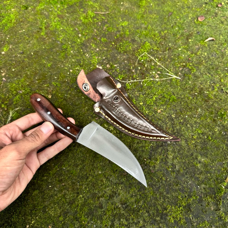 PISAU SESET KULIT PISAU SKINNER BAJA HSS FULLTANK tajam